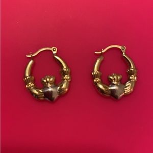 10k gold hoops